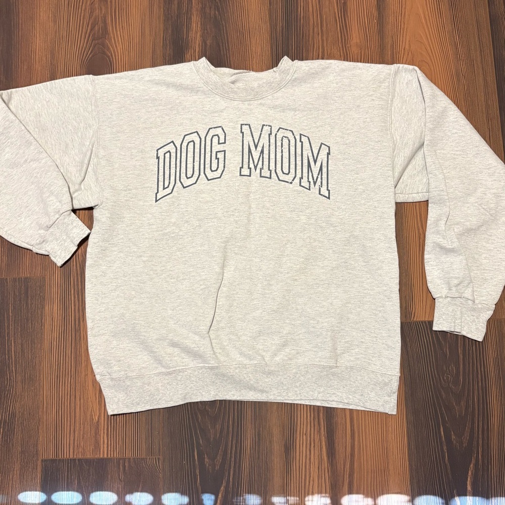 Gray Dog Mom Sweatshirt